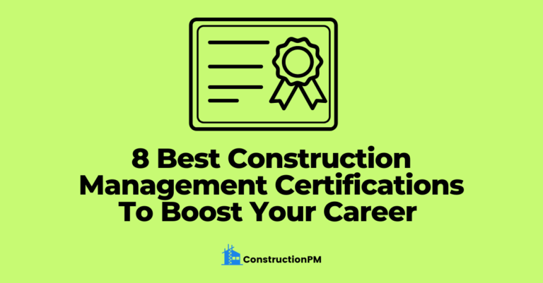8 Best Construction Management Certifications In USA (2023)