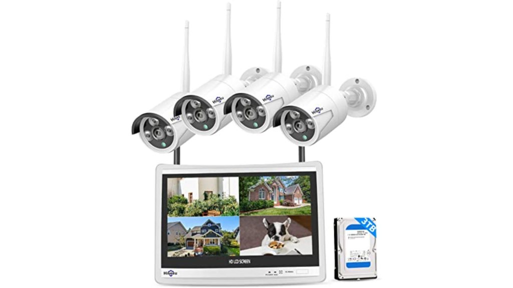 Hiseeu Wireless Security Camera System - Best Selling Security Camera For Construction Site Under 200$