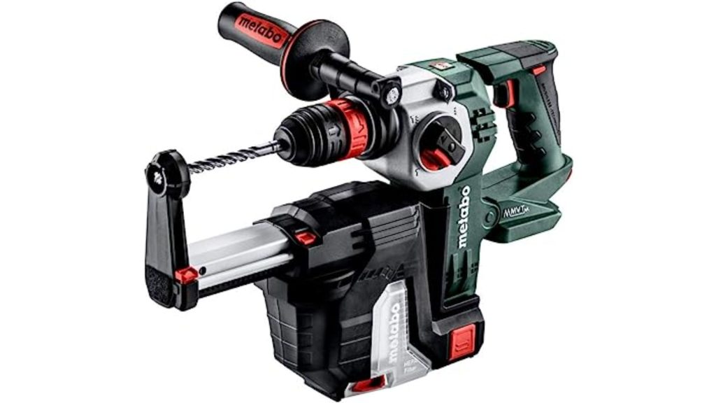 Metabo Rotary Hammer Drill with HEPA Vacuum Attachment
