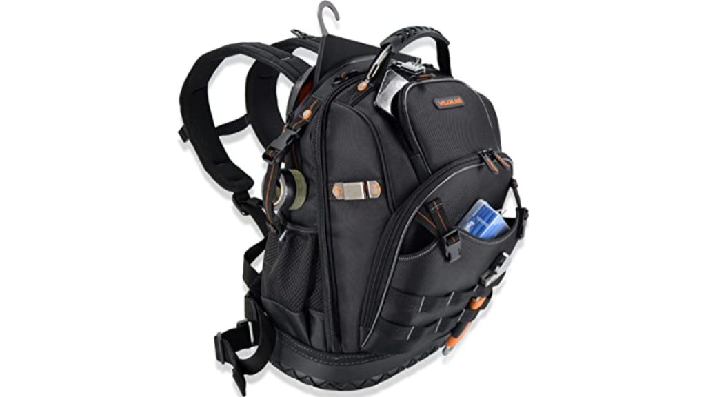 Welkiland 77-Pockets Tool Backpack - Best Tool Pocket Backpack For Construction 